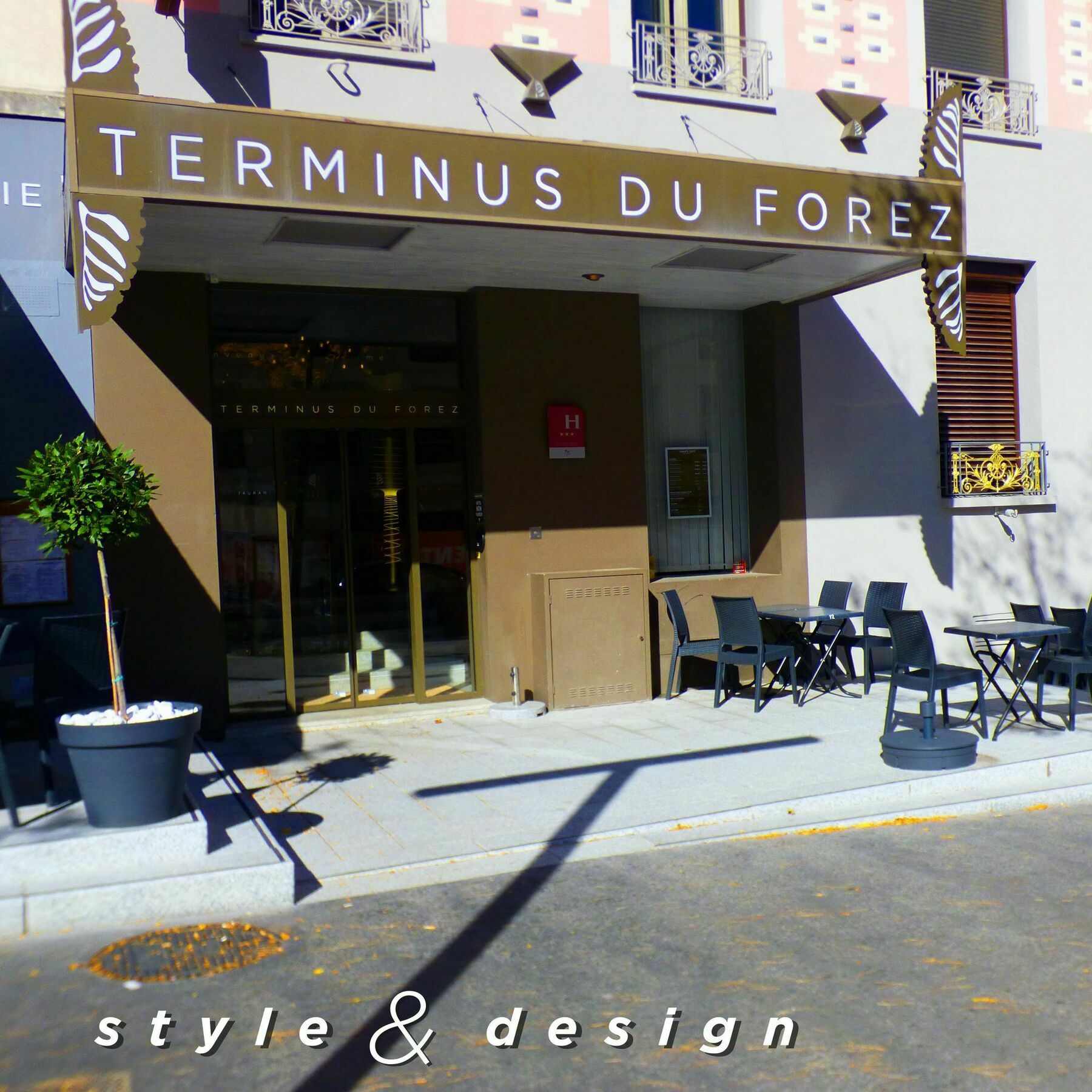 Terminus Du Forez Saint-Etienne Centre Gare Chateaucreux Buitenkant foto